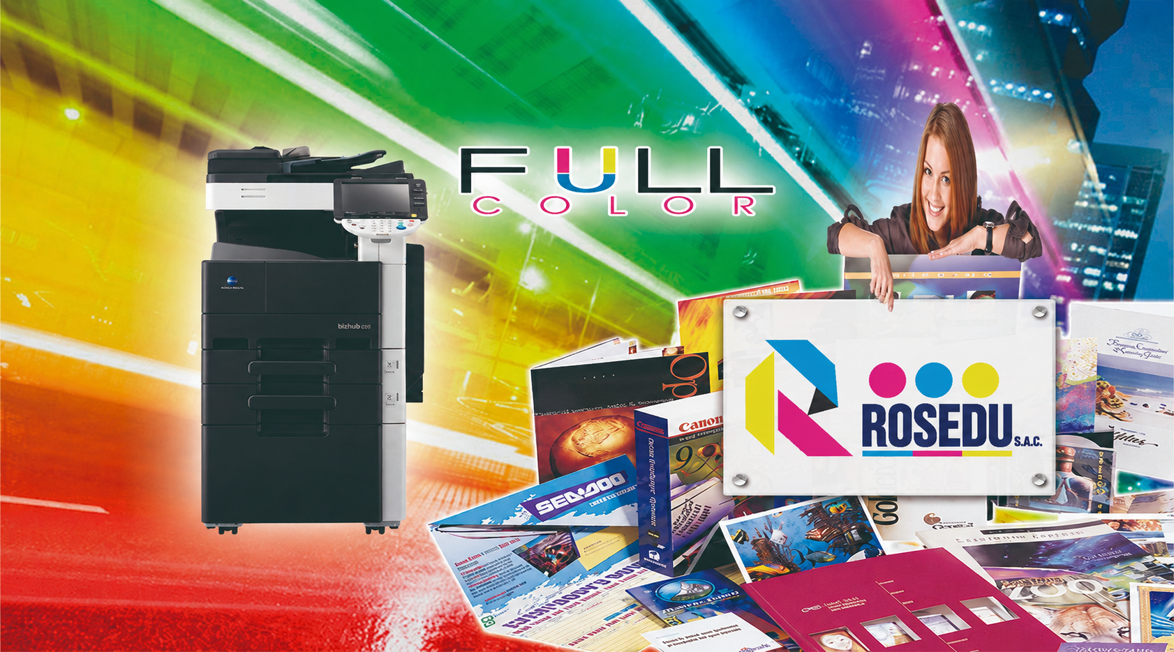 Servicio de impresión full color y materiales gráficos de ROSEDU