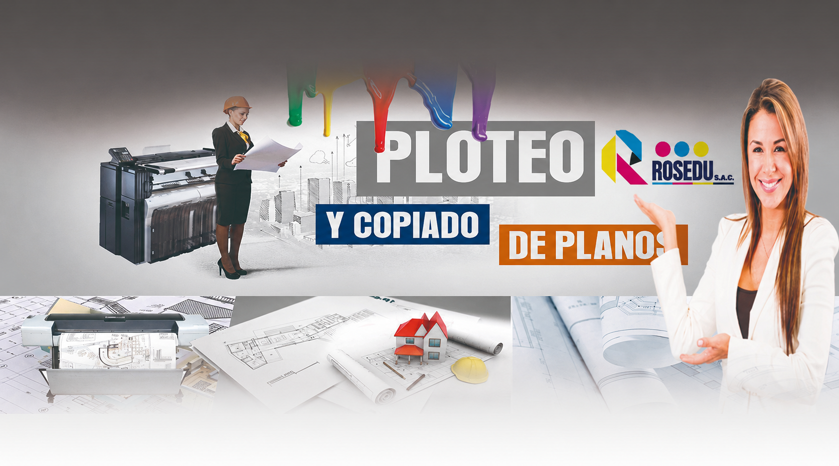 Servicio de ploteo y copiado de planos de ROSEDU